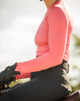 Willow Equestrian Seamless Long Sleeve Shirt Hot Pink
