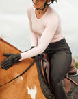 Willow Equestrian Seamless Long Sleeve Shirt Baby Pink