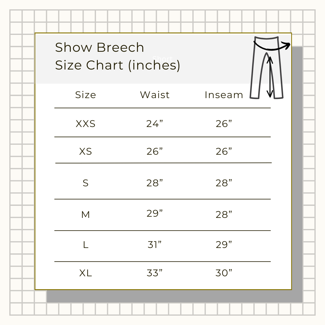 Willow Equestrian Show Breech White
