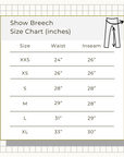 Willow Equestrian Show Breech White