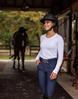 Willow Equestrian Training Breech Navy
