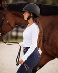 Willow Equestrian Training Breech Navy