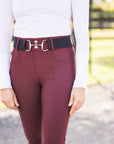 Willow Equestrian Training Breech Burgundy