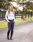Willow Equestrian Training Breech Grey