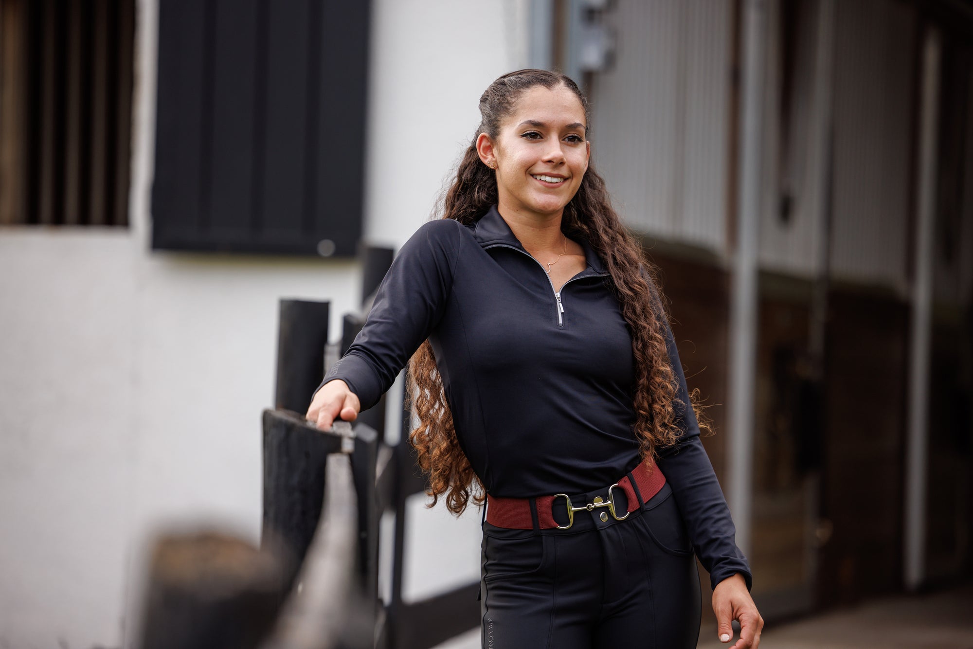 Willow Equestrian Training Breech Black