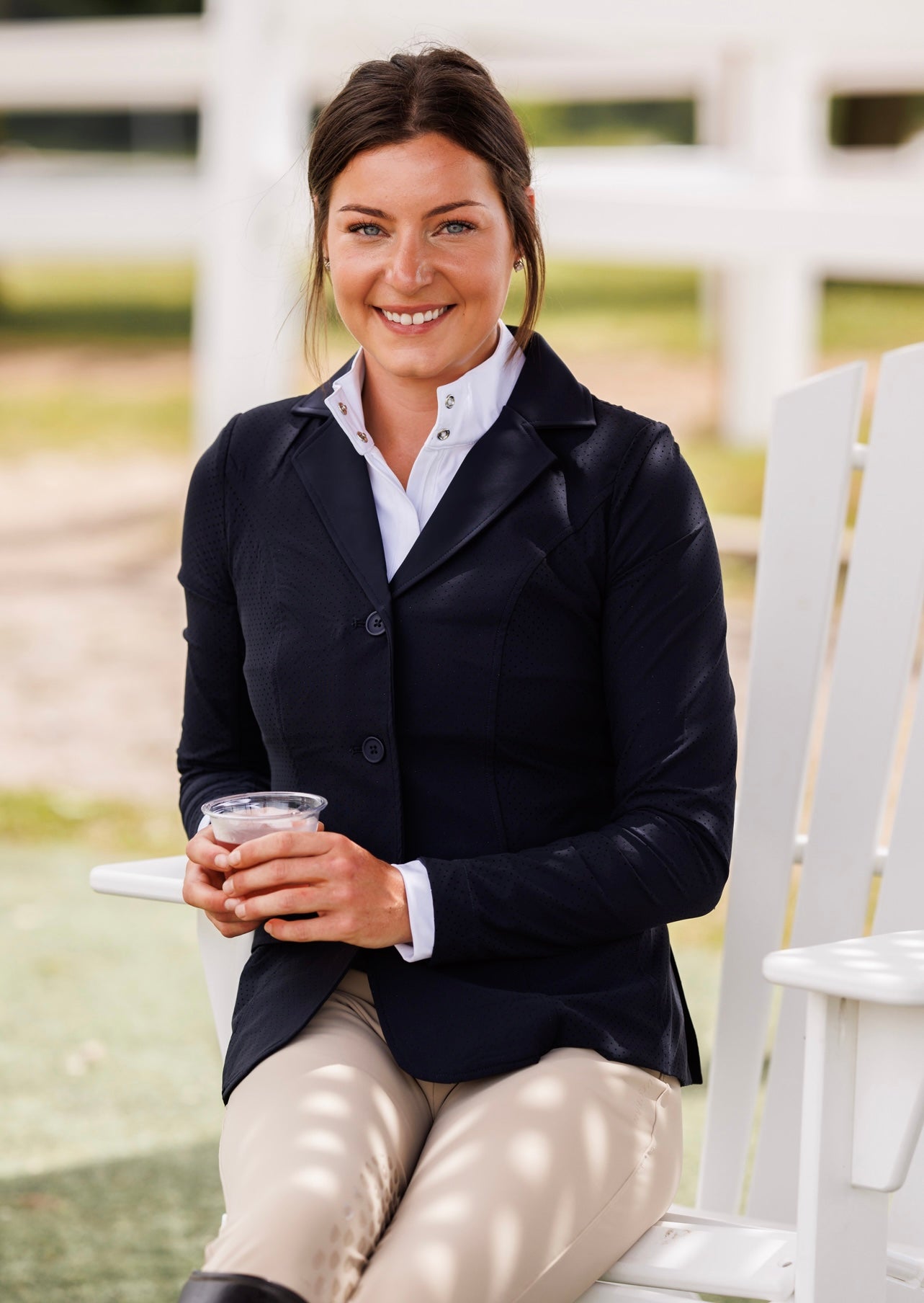 Willow Equestrian Breeze Show Jacket Navy