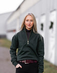 Willow Quarter Zip Sweatshirt 2024 Hunter Green