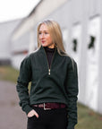 Willow Quarter Zip Sweatshirt 2024 Hunter Green