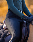 Willow Equestrian Seamless Long Sleeve Shirt Hunter Green
