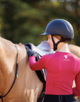 Willow Equestrian Seamless Long Sleeve Shirt Raspberry