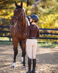Willow Equestrian Seamless Long Sleeve Shirt Chocolate