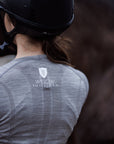 Willow Equestrian Seamless Short Sleeve Tee Shirt Light Grey