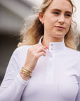 Willow Equestrian Breeze Convertible Sun Shirt White
