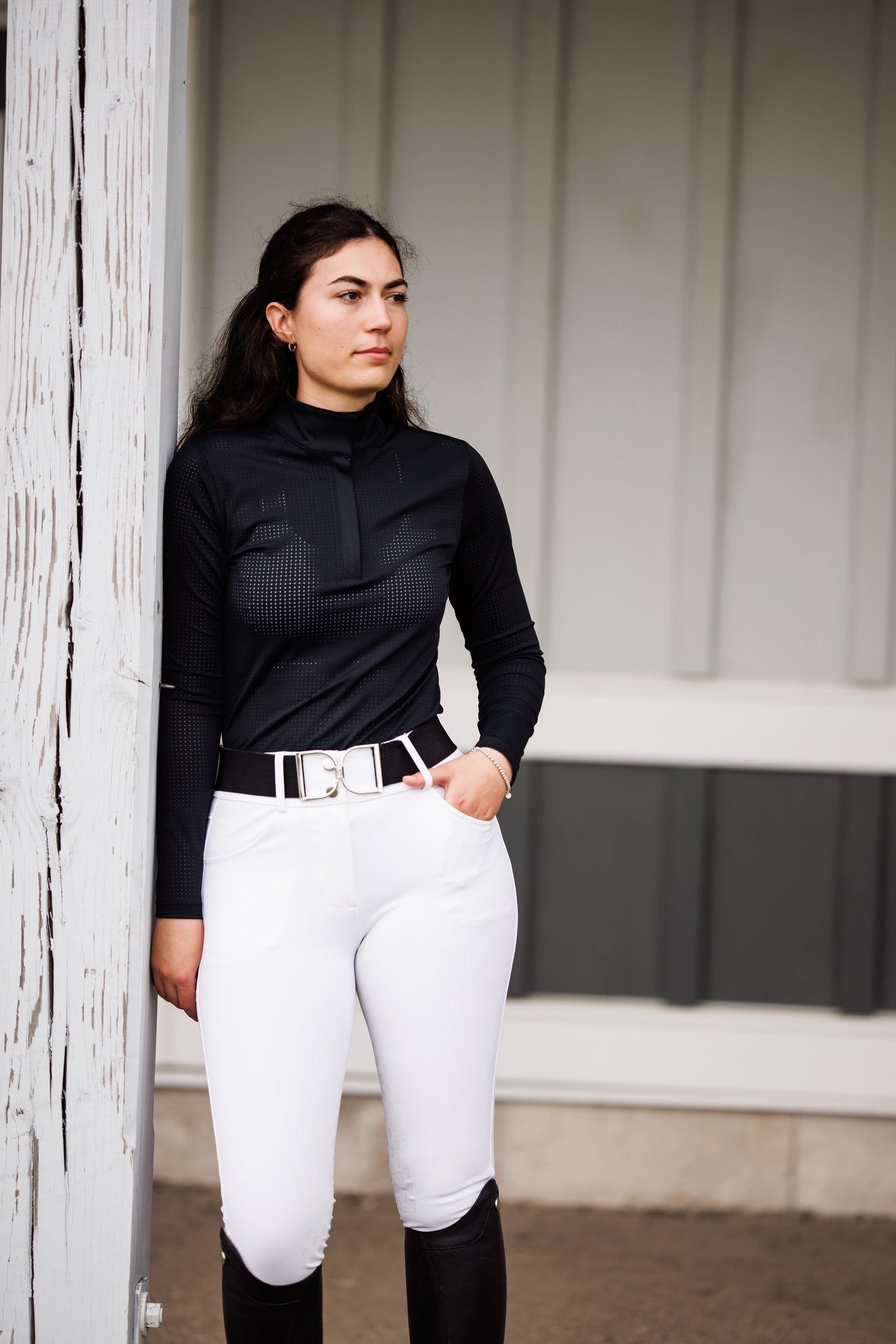Willow Equestrian Show Breech White