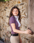 Willow Equestrian Breeze Short Sleeve Show Shirt Mauve