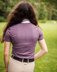 Willow Equestrian Breeze Short Sleeve Show Shirt Mauve
