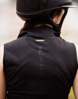 Willow Equestrian Breeze Sleeveless Convertible Sun Shirt Black