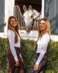 Willow Equestrian Seamless Long Sleeve Shirt White