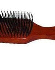 Tail Wrap Wood Back Tail Brush