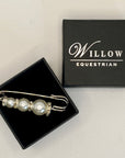 Willow Equestrian Pearl Stock Pin