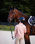 Willow Equestrian Quarter Zip Sweatshirt Rose