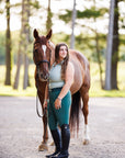 Willow Equestrian Luxe Breech Hunter Green