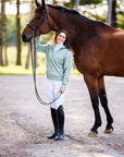 Willow Equestrian Quarter Zip Sweatshirt Sage