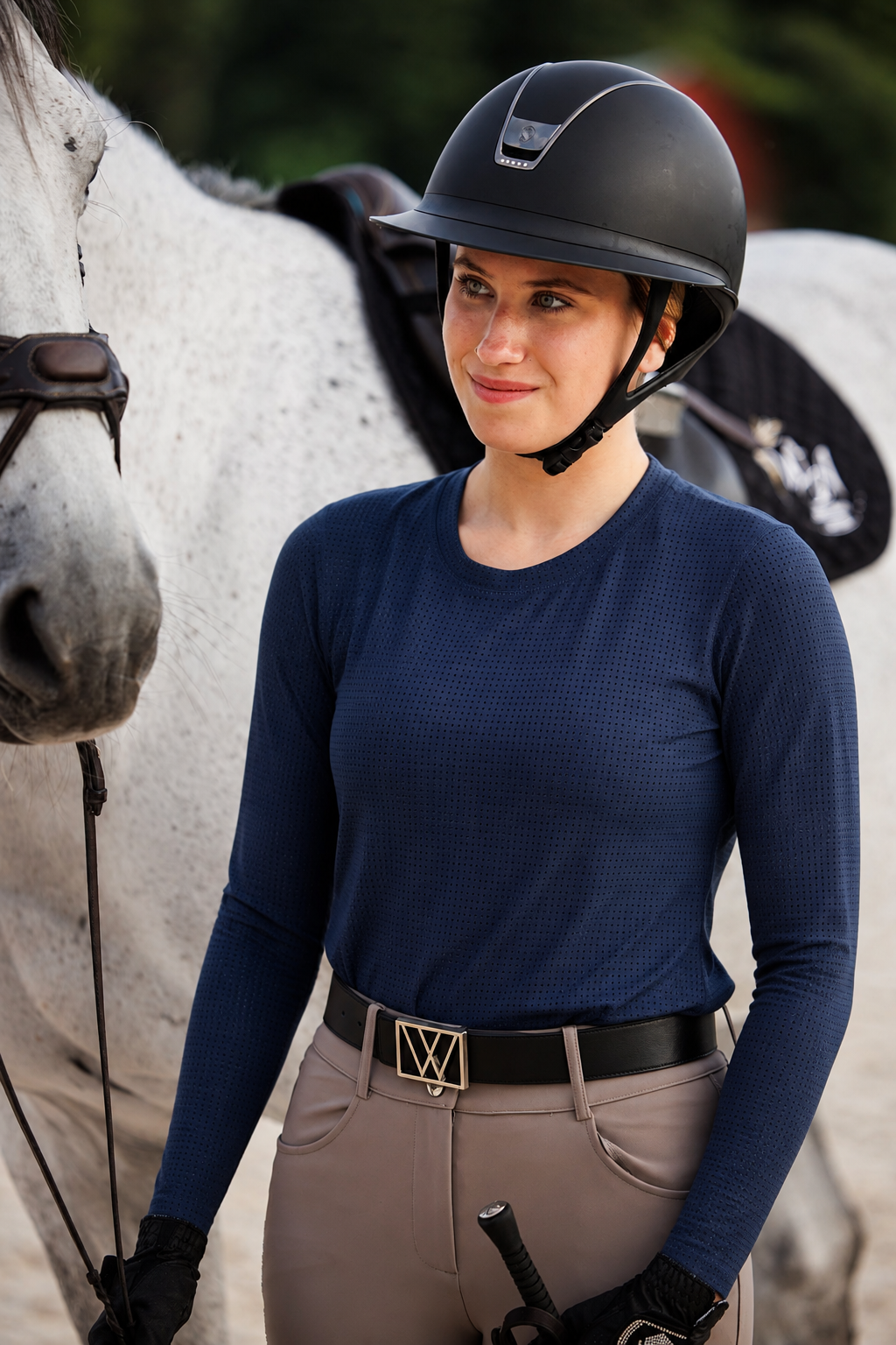 Breeze Long Sleeve Tee Navy