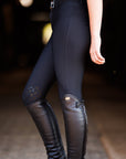Willow Equestrian Training Breech Sparkle Logo Edition Black