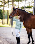 Willow Equestrian Quarter Zip Sweatshirt Sage
