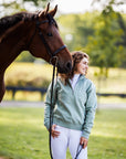 Willow Equestrian Quarter Zip Sweatshirt Sage