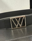 3 in 1 Logo Leather Belt
