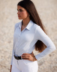Breeze Pro Blouse Ice Blue