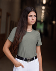 Breeze Tee Dusty Olive