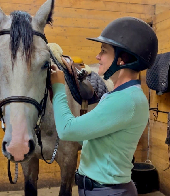 Willow Equestrian V Neck Sweater