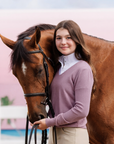 V Neck Sweater Lilac