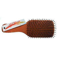 Tail Wrap Wood Back Tail Brush