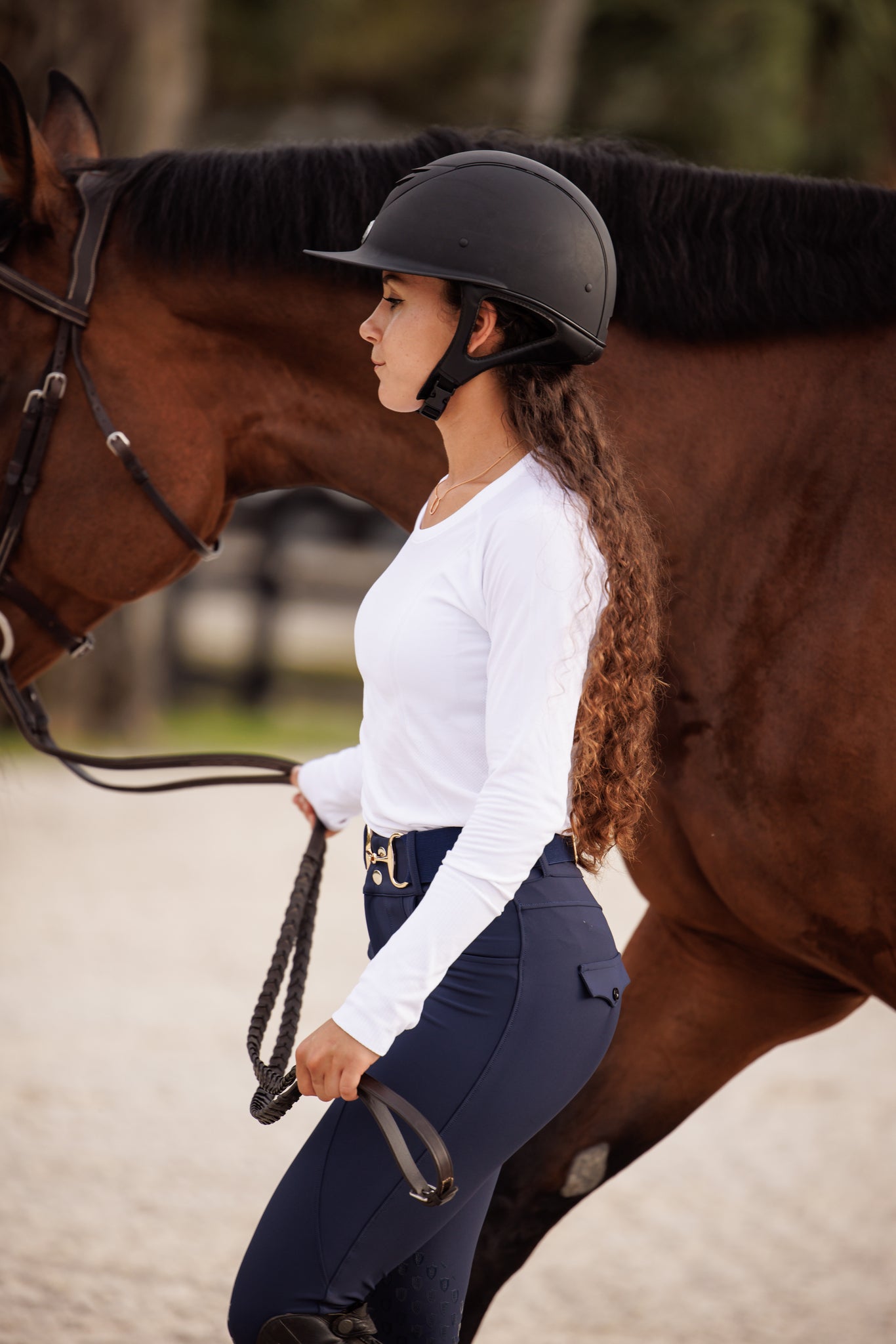 Willow Equestrian Training Breech Navy