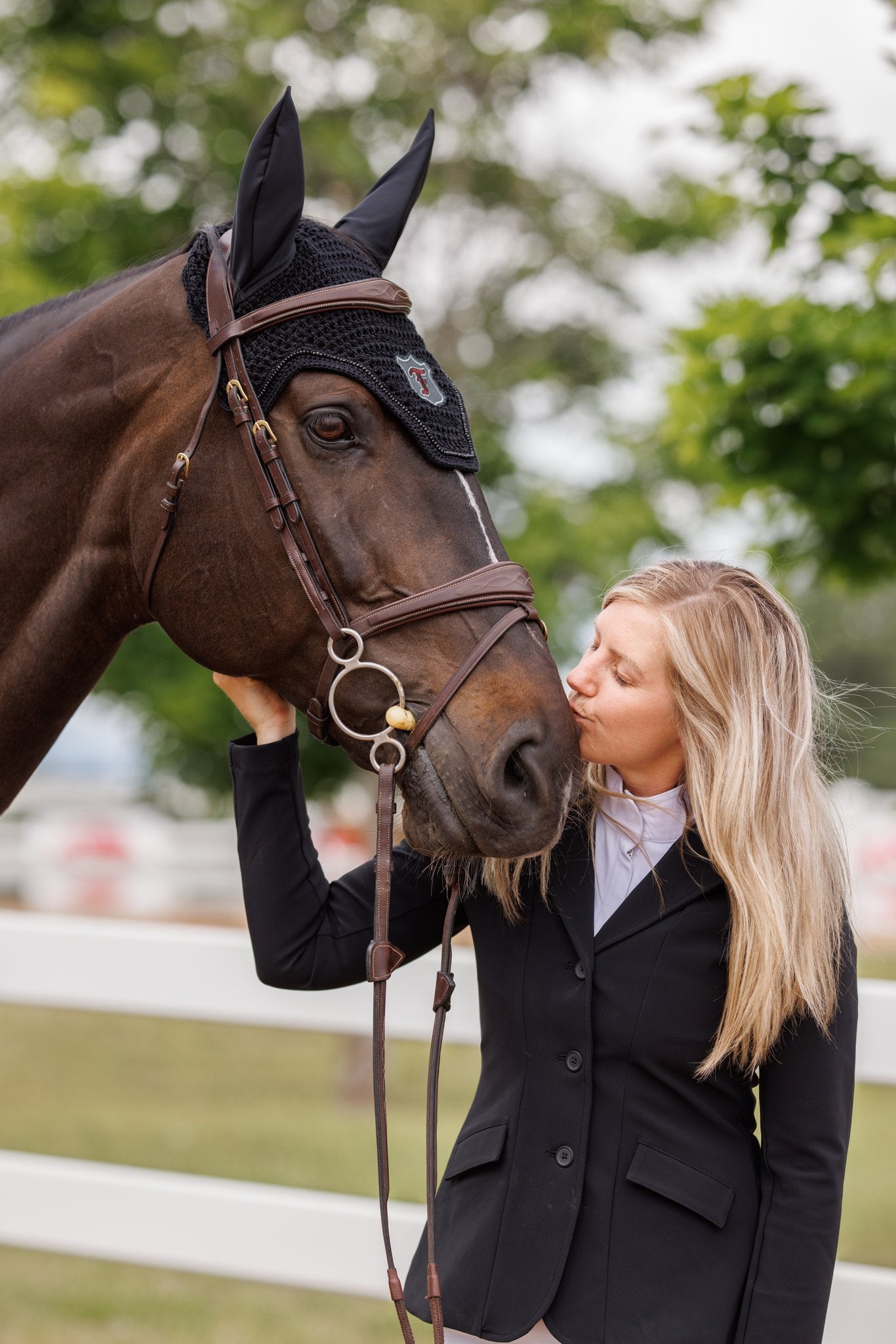 Willow Equestrian Luxe Show Jacket Black