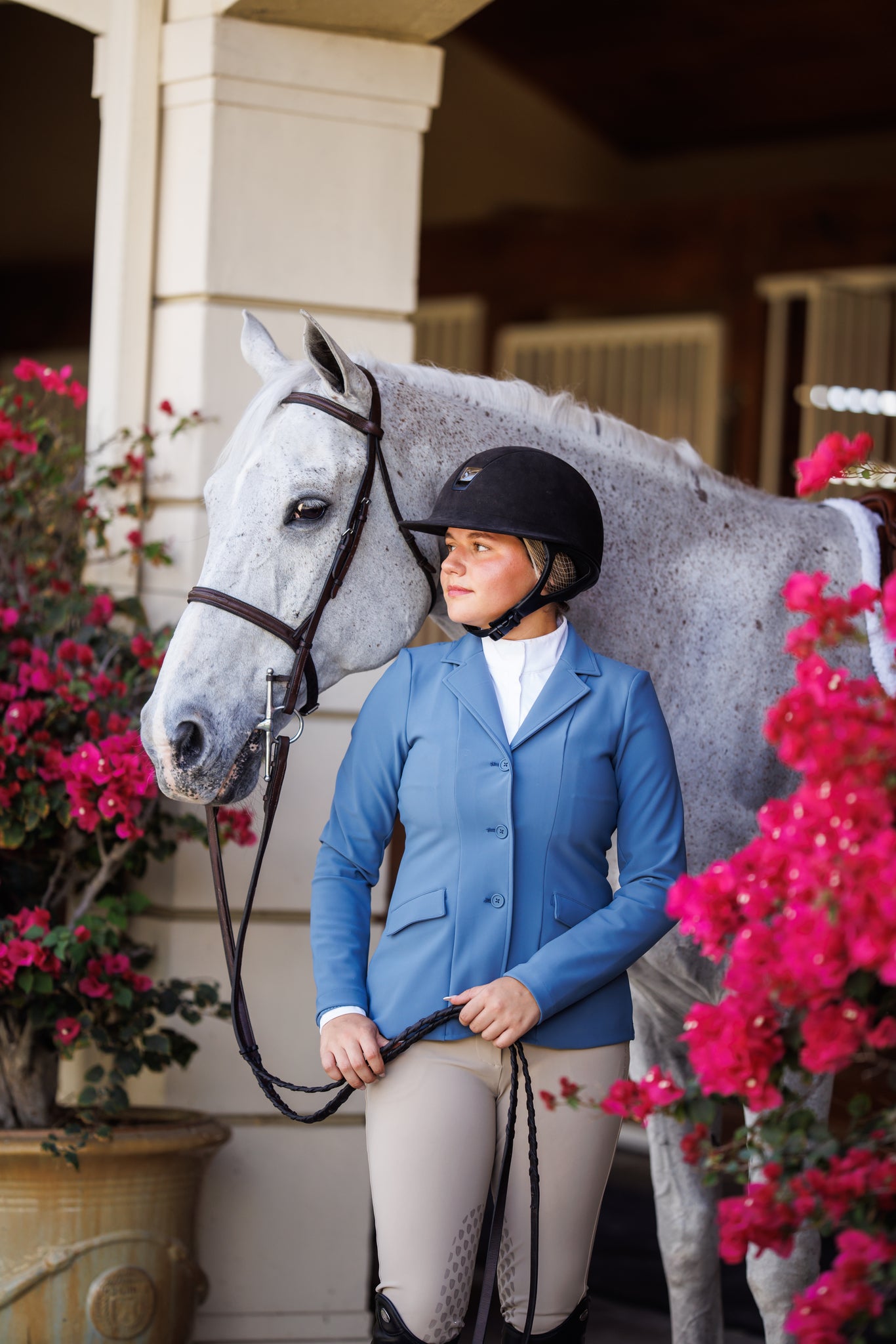 Luxe Show Jacket Blue Steel