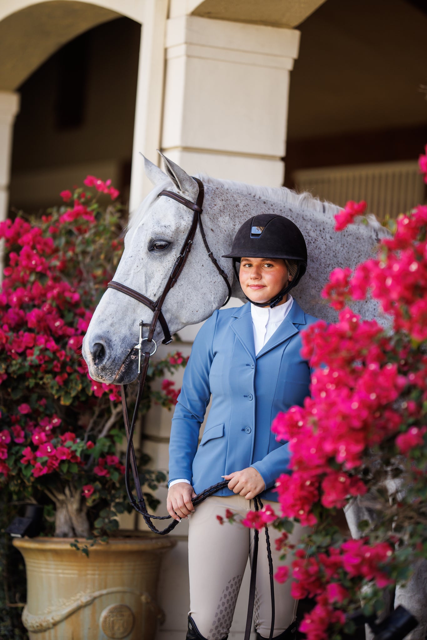 Luxe Show Jacket Blue Steel