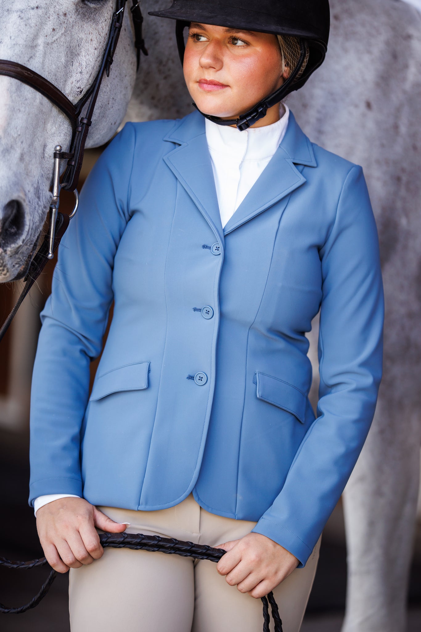 Luxe Show Jacket Blue Steel