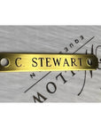 Engraved Brass Martingale Plate