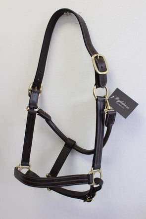 Brydalworx Triple Stitch Leather Halter