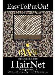 Real Women Ride No Knot Hairnet